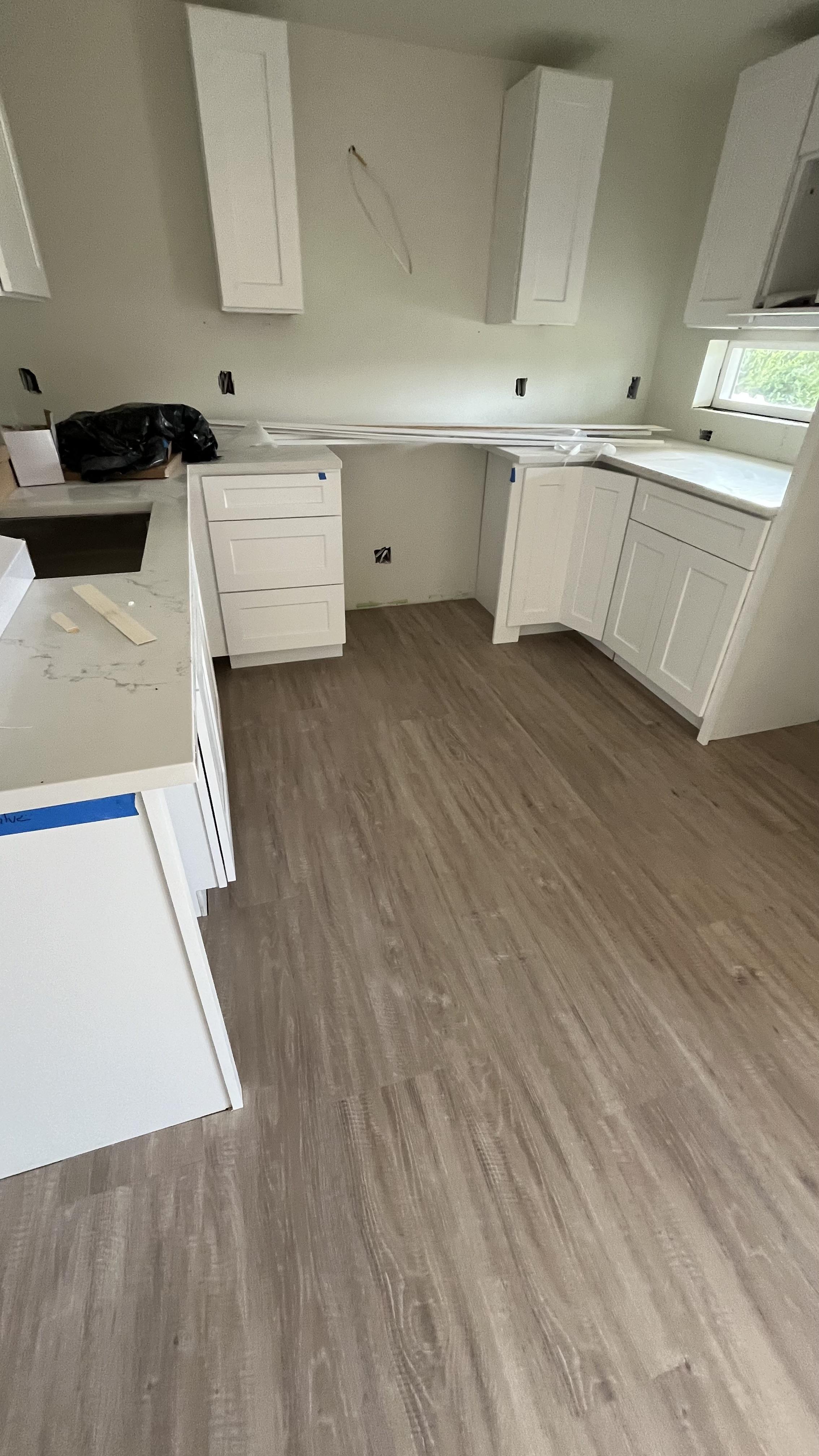 Kitchen Remodel on the afternoon